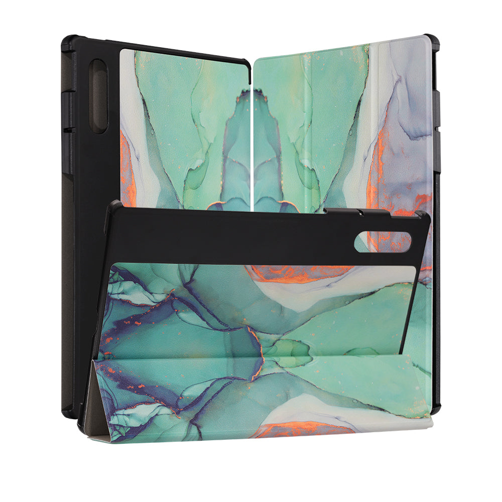 Puzdro pre Lenovo Yoga Tab Plus, Techsuit, FoldPro Green Time, viacfarebné
