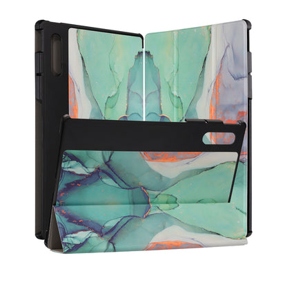Puzdro pre Lenovo Yoga Tab Plus, Techsuit, FoldPro Green Time, viacfarebné