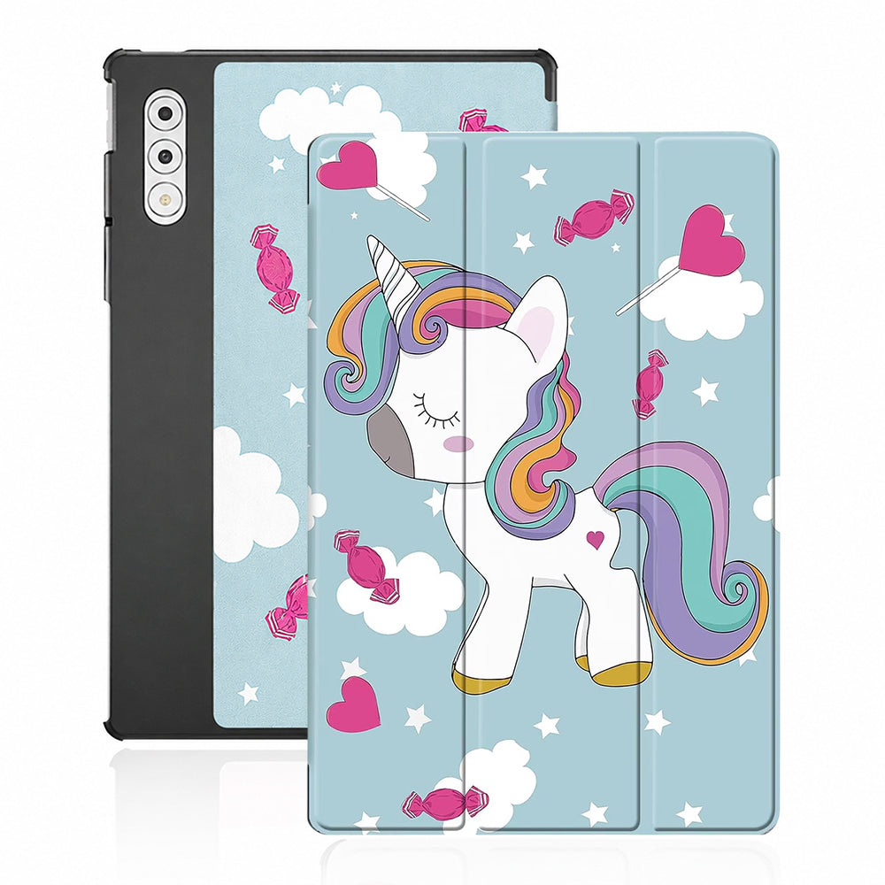 Puzdro pre Lenovo Yoga Tab Plus, Techsuit, FoldPro Unicorn, viacfarebné