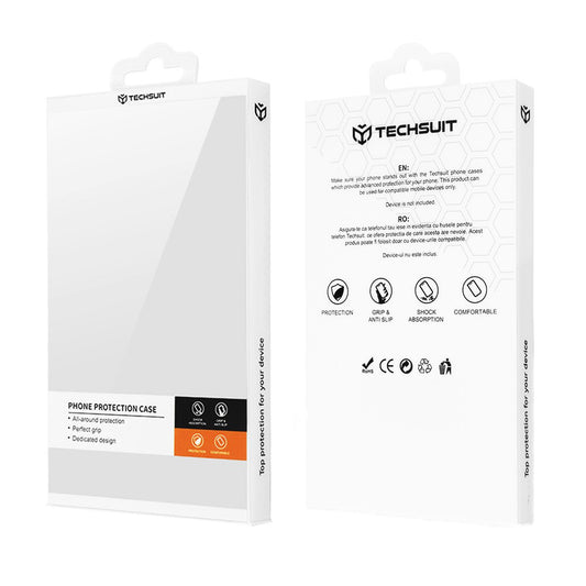 Puzdro pre Motorola Edge 60 Pro, Techsuit, Carbon Shield Pro, Biela