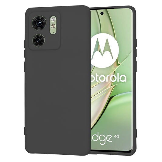 Obal na Motorola Edge (2023) / Edge 40, Techsuit, SoftFlex, čierny