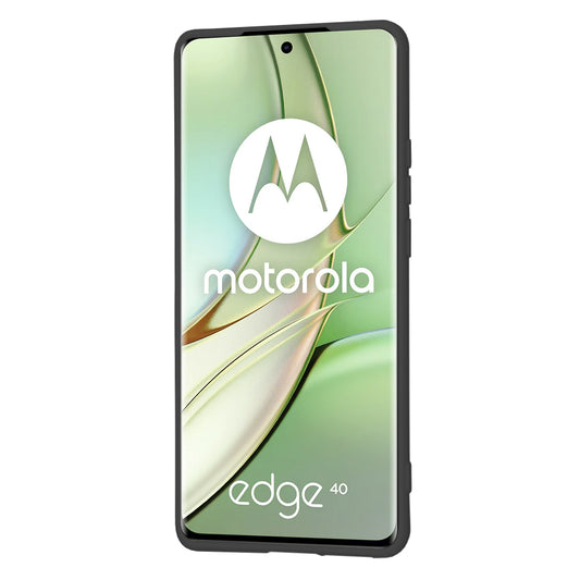 Obal na Motorola Edge (2023) / Edge 40, Techsuit, SoftFlex, čierny
