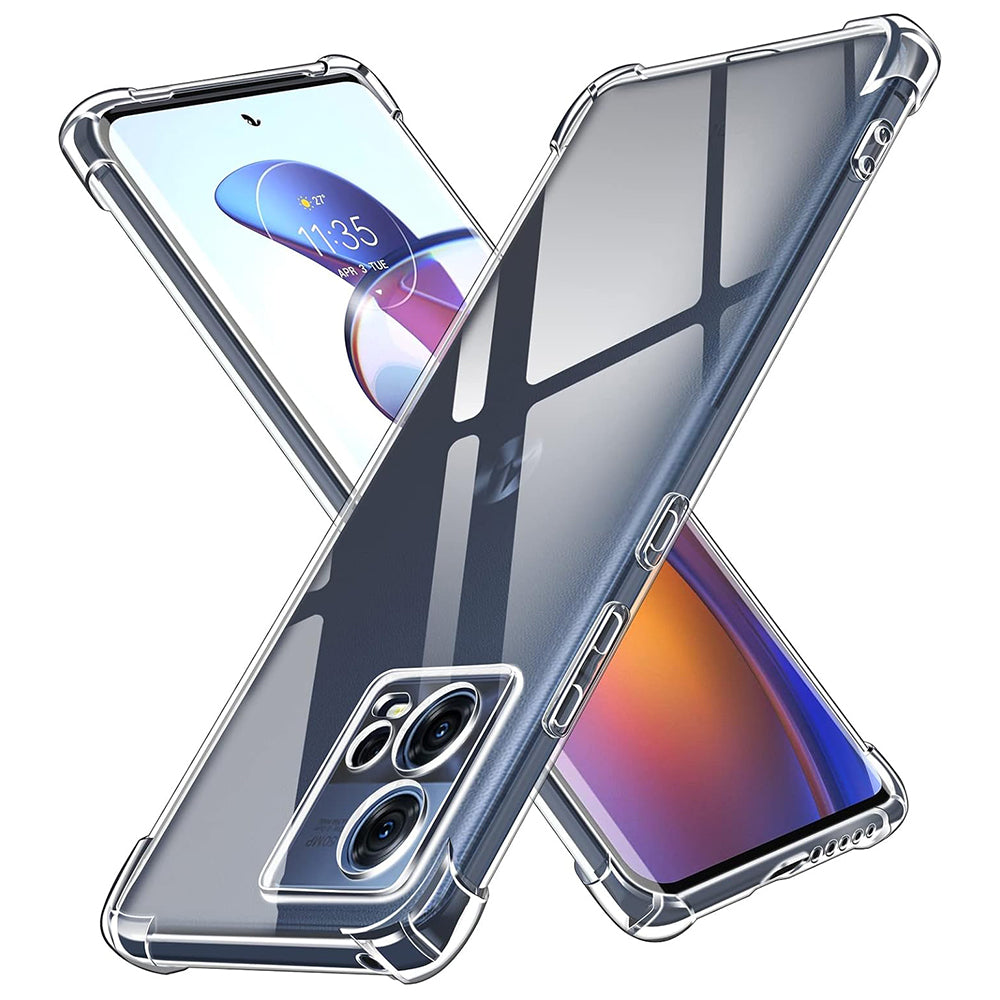 Puzdro pre Motorola Edge 30 Fusion, Techsuit, Odolné proti nárazom, Priehľadné