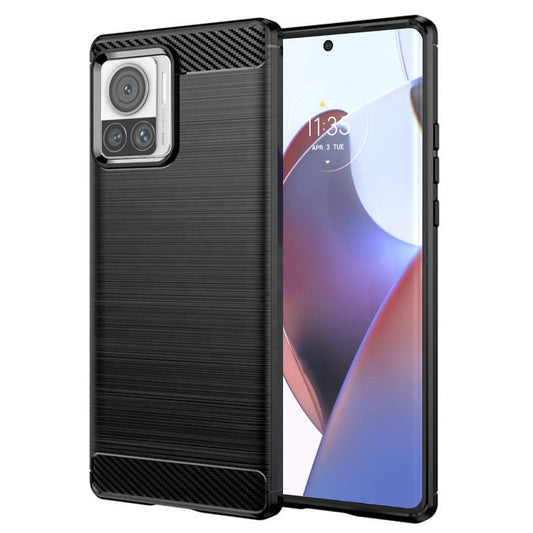 Puzdro pre Motorola Edge 30 Ultra, Techsuit, Carbon, Čierne