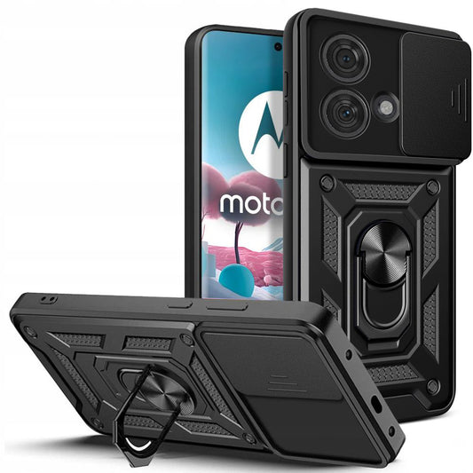 Puzdro pre Motorola Edge 40 Neo, Techsuit, CamShield, Čierne