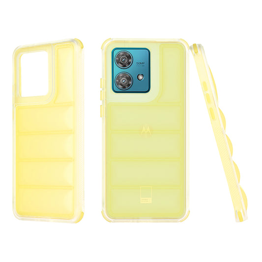 Puzdro pre Motorola Edge 40 Neo, Techsuit, Wave Shield, žlté