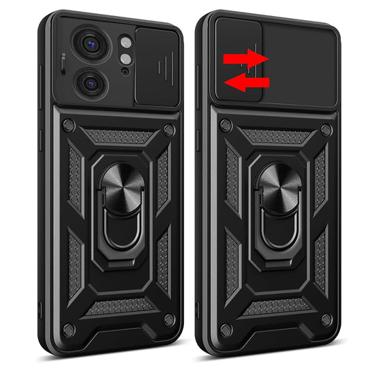 Puzdro pre Motorola Edge 40, Techsuit, CamShield, Čierne