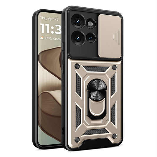 Puzdro pre Motorola Edge 50 Fusion, Techsuit, CamShield, Zlaté