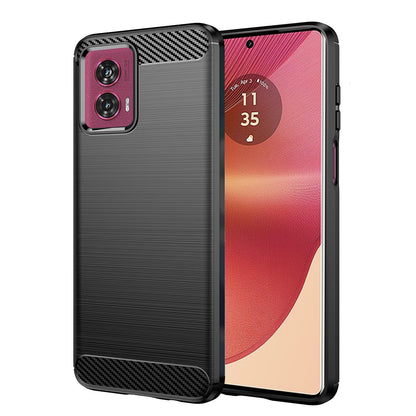 Puzdro pre Motorola Edge 50 Fusion, Techsuit, Carbon, Čierne