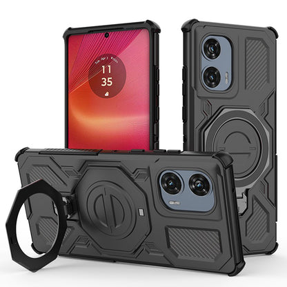 Puzdro pre Motorola Edge 50 Fusion, Techsuit, Carbon Shield Pro, Čierne