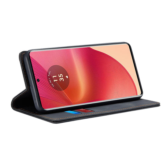 Puzdro pre Motorola Edge 50 Fusion, Techsuit, Confy, Čierne