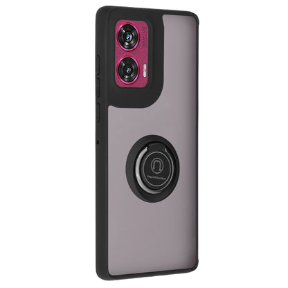Puzdro pre Motorola Edge 50 Fusion, Techsuit, Glinth, Čierne