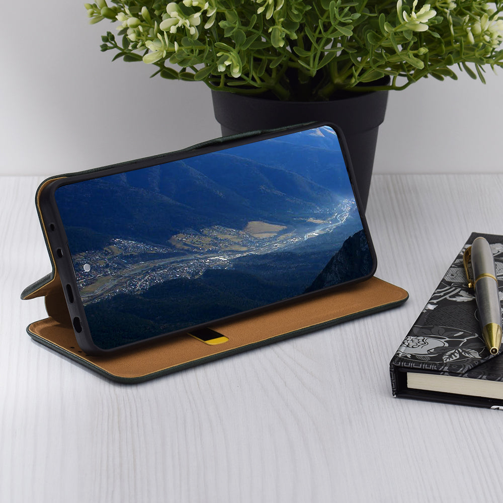 Puzdro pre Motorola Edge 50 Fusion, Techsuit, Safe Wallet Plus, Zelená