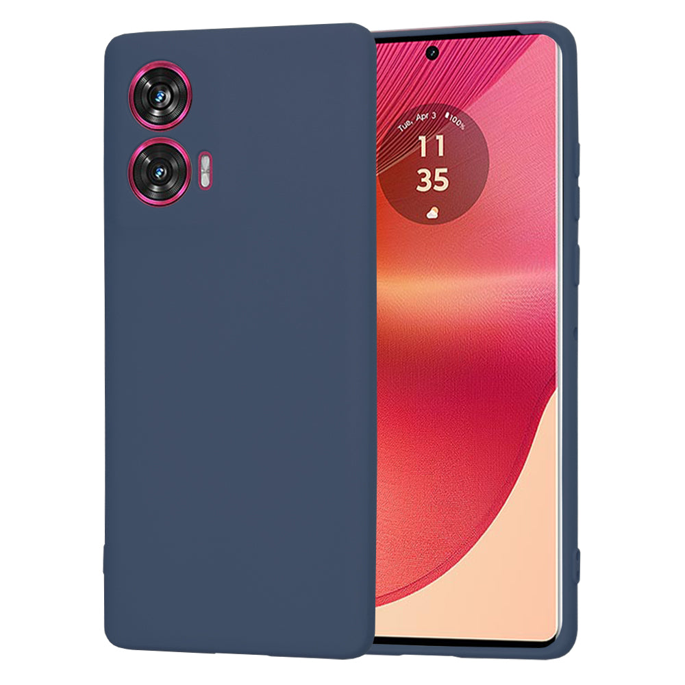 Puzdro pre Motorola Edge 50 Fusion, Techsuit, SoftFlex, Námornícka modrá