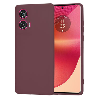 Puzdro pre Motorola Edge 50 Fusion, Techsuit, SoftFlex, Višňová