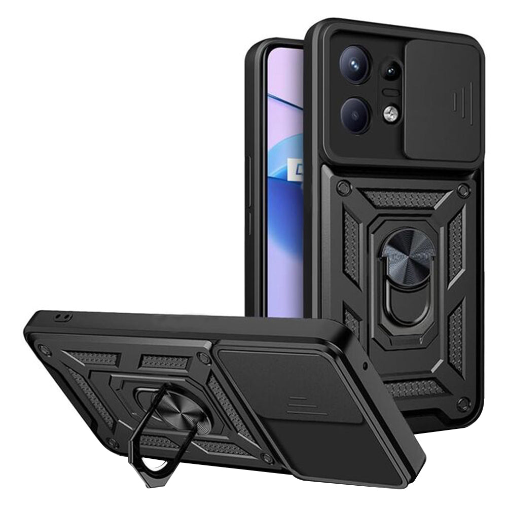 Puzdro pre Motorola Edge 50 Pro, Techsuit, CamShield, Čierne