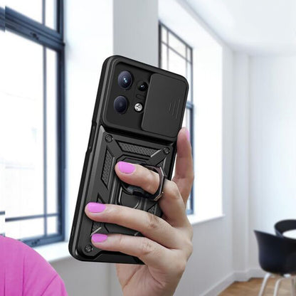 Puzdro pre Motorola Edge 50 Pro, Techsuit, CamShield, Čierne