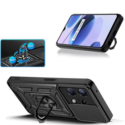 Puzdro pre Motorola Edge 50 Pro, Techsuit, CamShield, Čierne