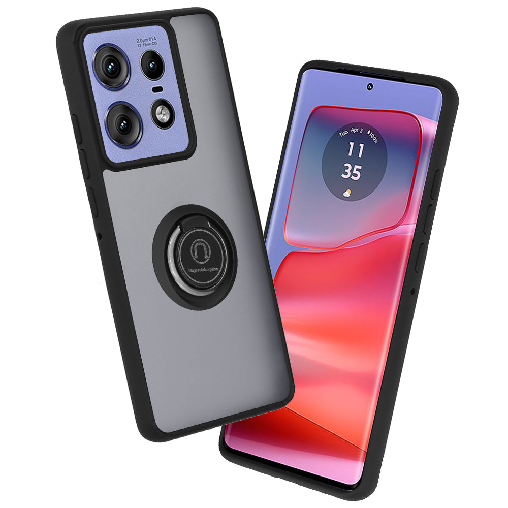 Puzdro pre Motorola Edge 50 Pro, Techsuit, Glinth, Čierne
