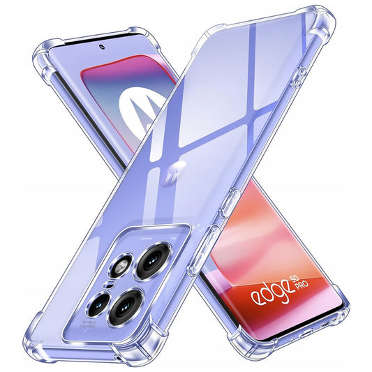 Puzdro pre Motorola Edge 50 Pro, Techsuit, Odolné proti otrasom, Priehľadné
