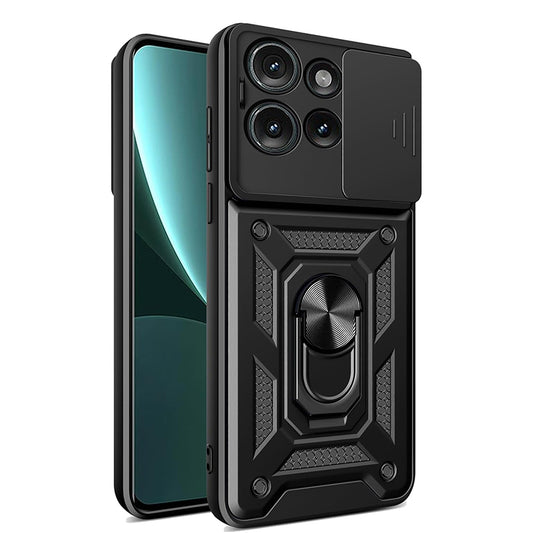 Puzdro pre Motorola Edge 50, Techsuit, CamShield, Čierne