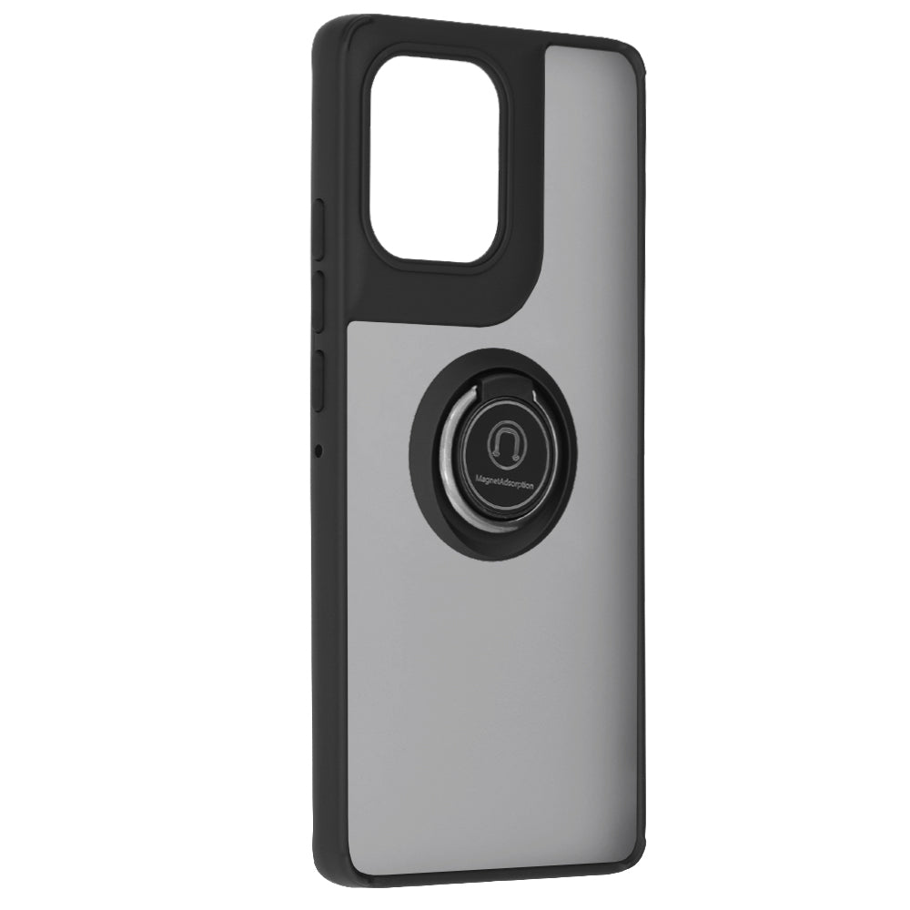 Puzdro pre Motorola Edge 50, Techsuit, Glinth, Čierne