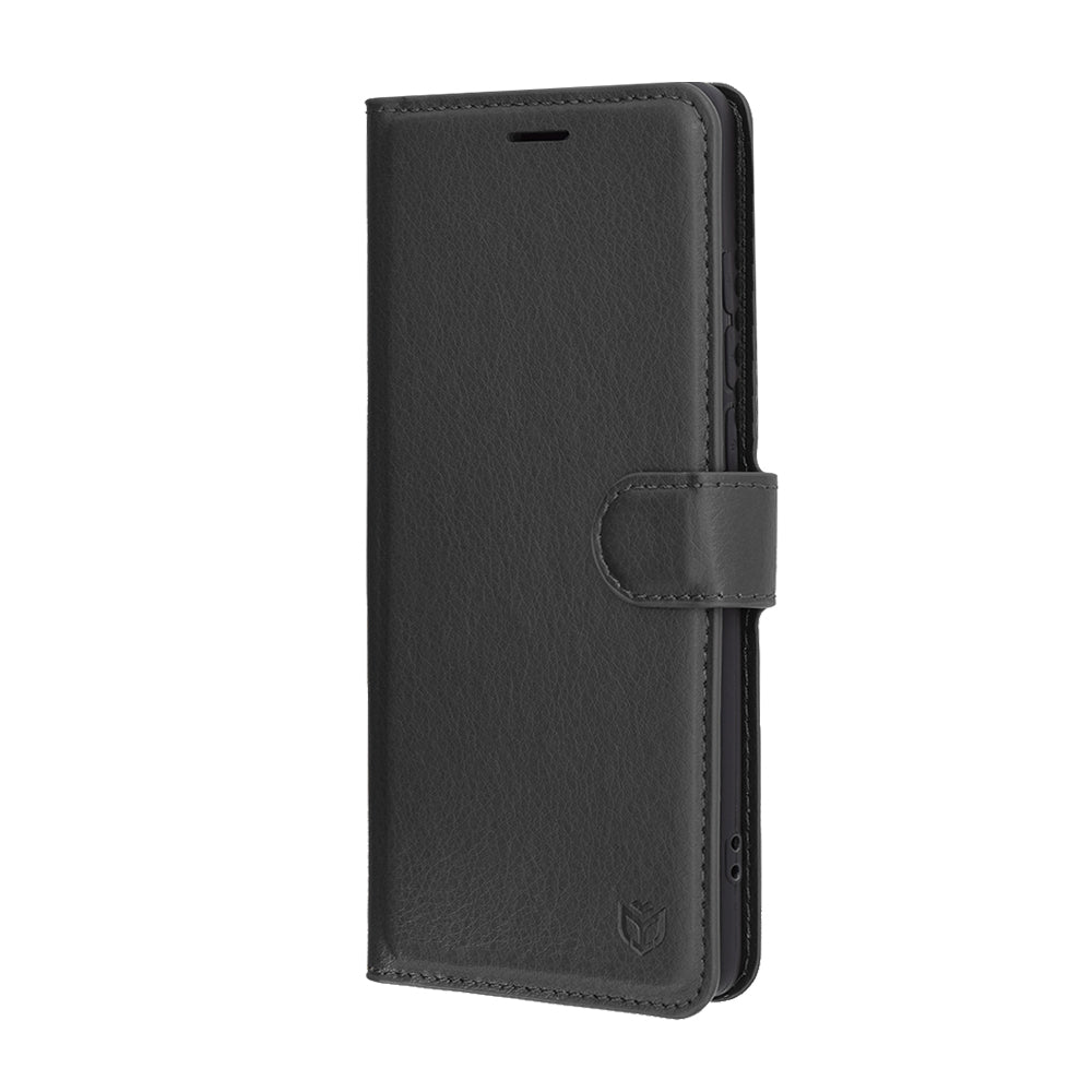 Puzdro pre Motorola Edge 60 Fusion / Edge 60, Techsuit, kožené folio, čierne