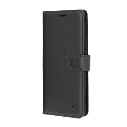 Puzdro pre Motorola Edge 60 Fusion / Edge 60, Techsuit, kožené folio, čierne