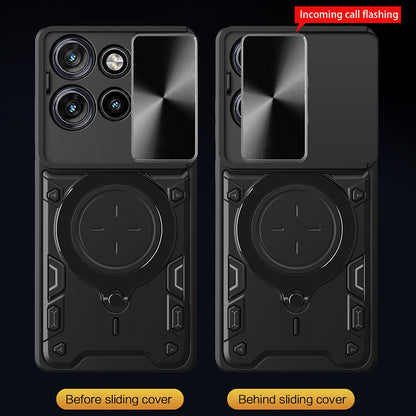 Puzdro pre Motorola Edge 60 Neo / Edge 50 Neo, Techsuit, CamGuard Pro, Čierne