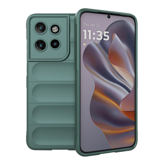 Puzdro pre Motorola Edge 60 Neo / Edge 50 Neo, Techsuit, Magic Shield, Zelená