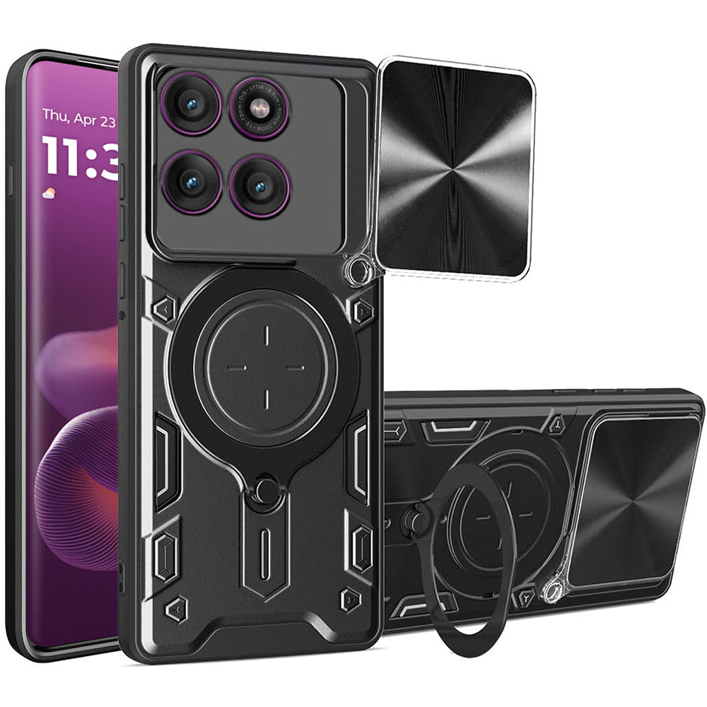 Puzdro pre Motorola Edge 60 Pro, Techsuit, CamGuard Pro, Čierne