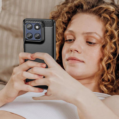 Puzdro pre Motorola Edge 60 Pro, Techsuit, Karbón, Čierne