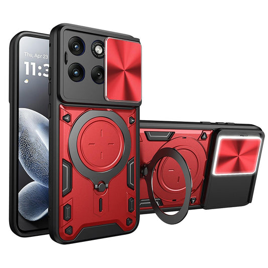 Puzdro pre Motorola Edge 70 Fusion, Techsuit, CamGuard Pro, Červené
