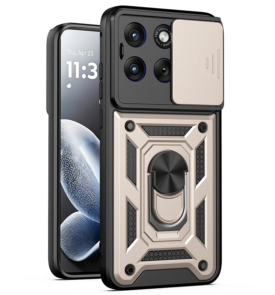 Puzdro pre Motorola Edge 70 Fusion, Techsuit, CamShield, Zlaté