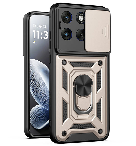 Puzdro pre Motorola Edge 70 Fusion, Techsuit, CamShield, Zlaté