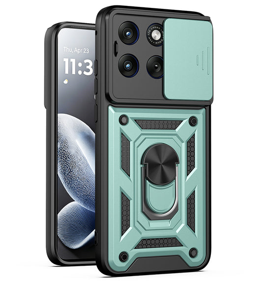 Puzdro pre Motorola Edge 70 Fusion, Techsuit, CamShield, Zelené