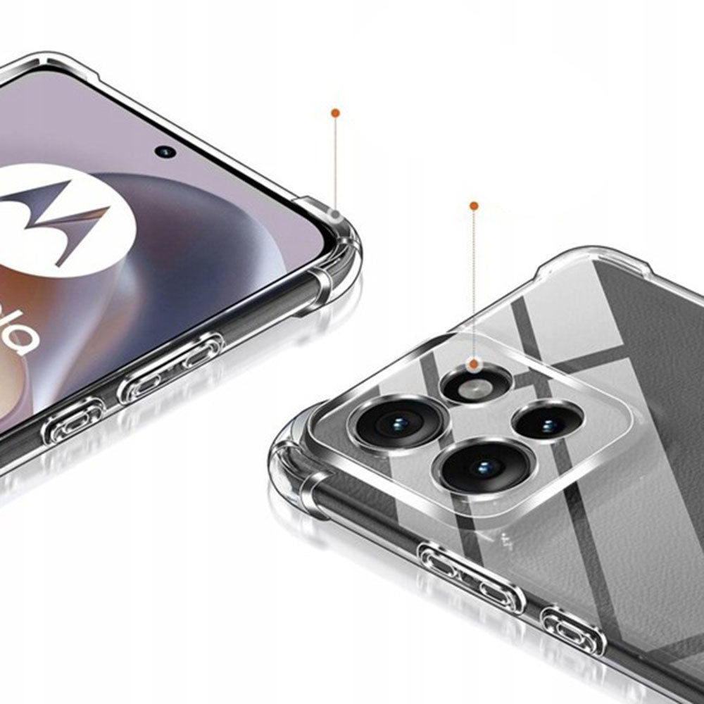 Puzdro pre Motorola Edge 70 Fusion, Techsuit, Shockproof Clear, Transparent