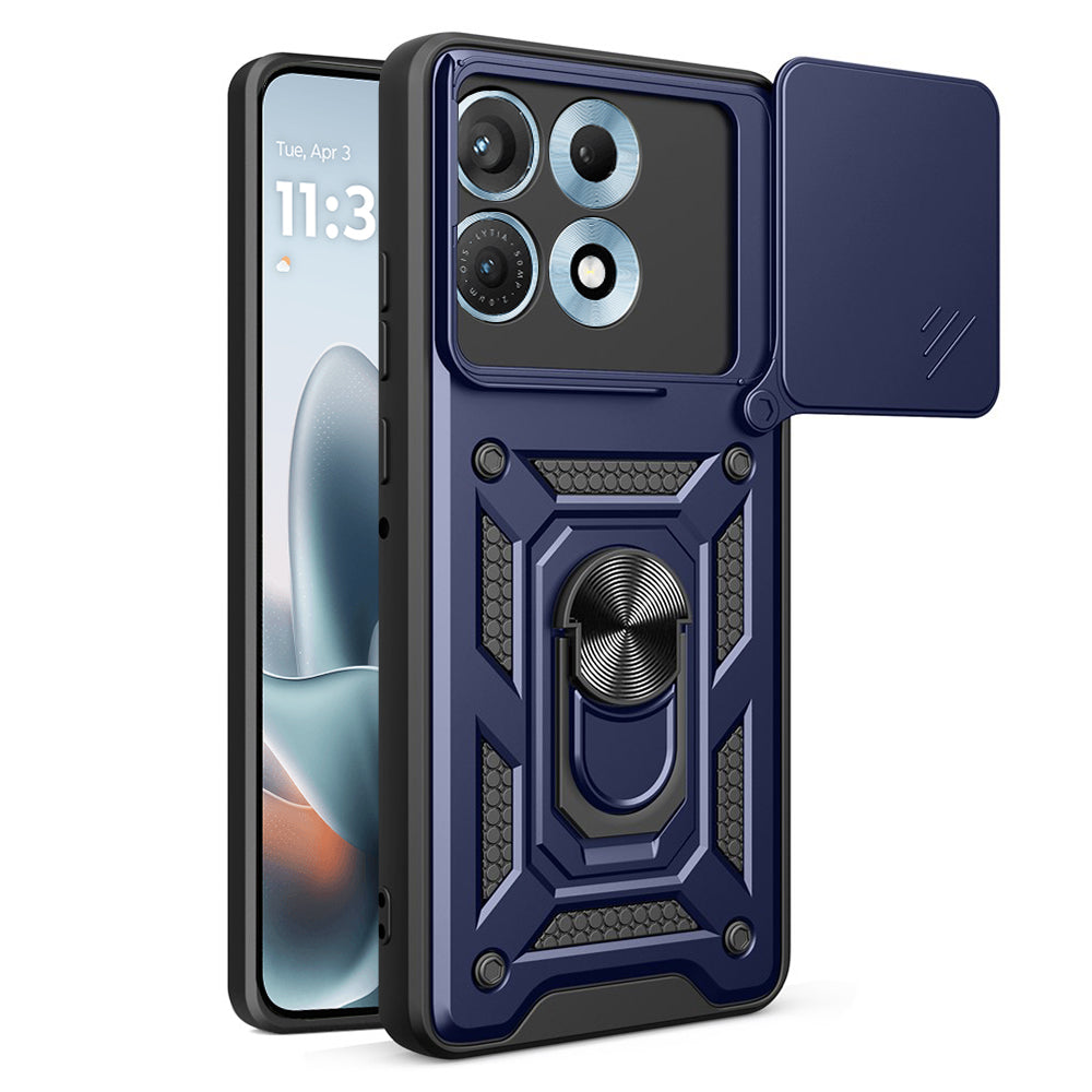 Puzdro pre Motorola Edge 70 Max, Techsuit, CamShield, Modré