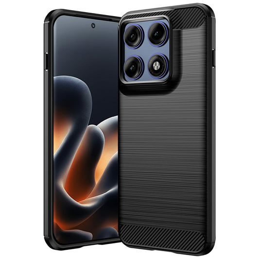 Puzdro pre Motorola Edge 70 Pro, Techsuit, Karbón, Čierne