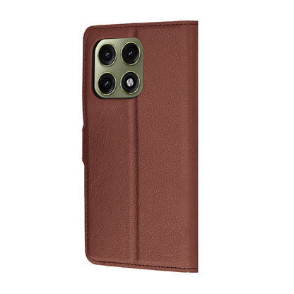 Puzdro pre Motorola Edge 70 Pro, Techsuit, kožené folio, hnedé