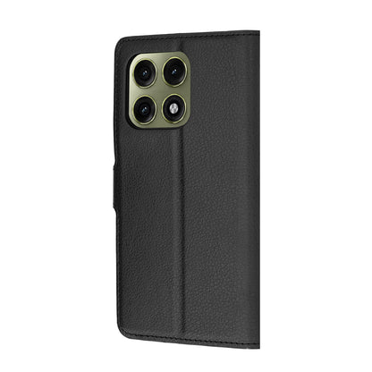 Puzdro pre Motorola Edge 70 Pro, Techsuit, kožené folio, čierne