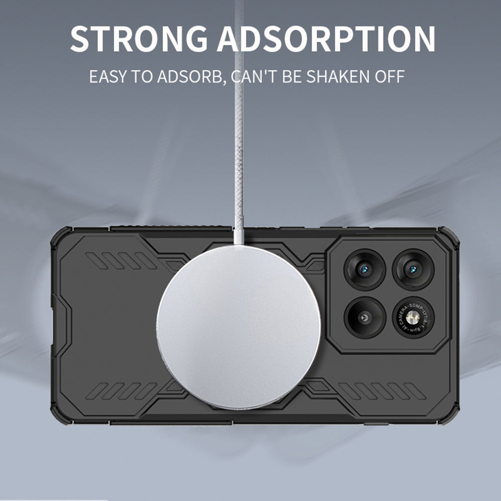 Case for Motorola Edge 70, Techsuit, ArmorMag, Black