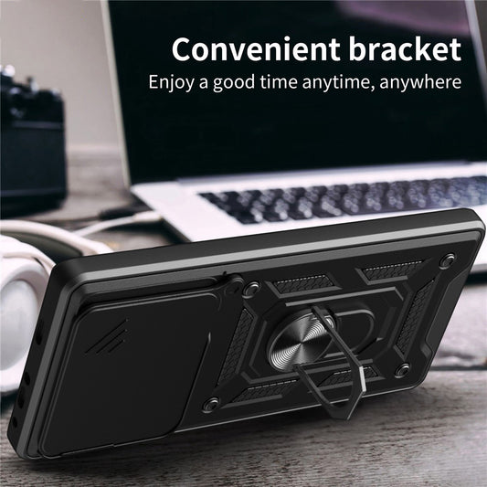 Puzdro pre Motorola Edge 70, Techsuit, CamShield, Ružovo Zlaté