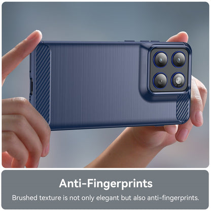 Puzdro pre Motorola Edge 70, Techsuit, Carbon, Modrá