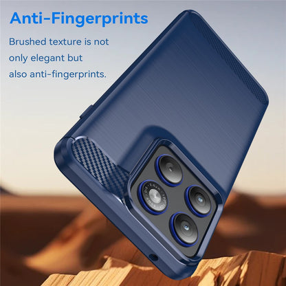 Puzdro pre Motorola Edge 70, Techsuit, Carbon, Modrá