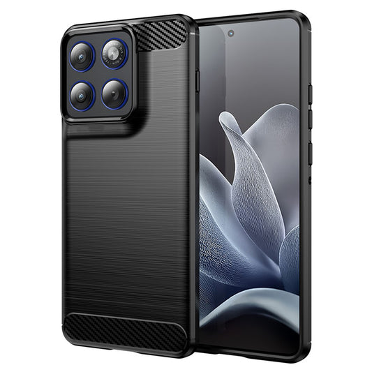 Puzdro pre Motorola Edge 70, Techsuit, Carbon, Čierne