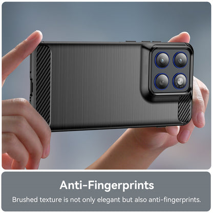 Puzdro pre Motorola Edge 70, Techsuit, Carbon, Čierne