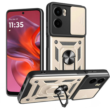 Puzdro pre Motorola Moto E15 / G05, Techsuit, CamShield, Zlaté