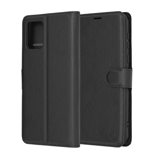 Puzdro pre Motorola Moto E13, Techsuit, Leather Folio, Čierne