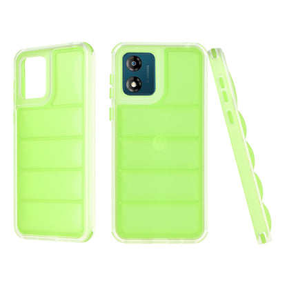 Puzdro pre Motorola Moto E13, Techsuit, Wave Shield, Zelené